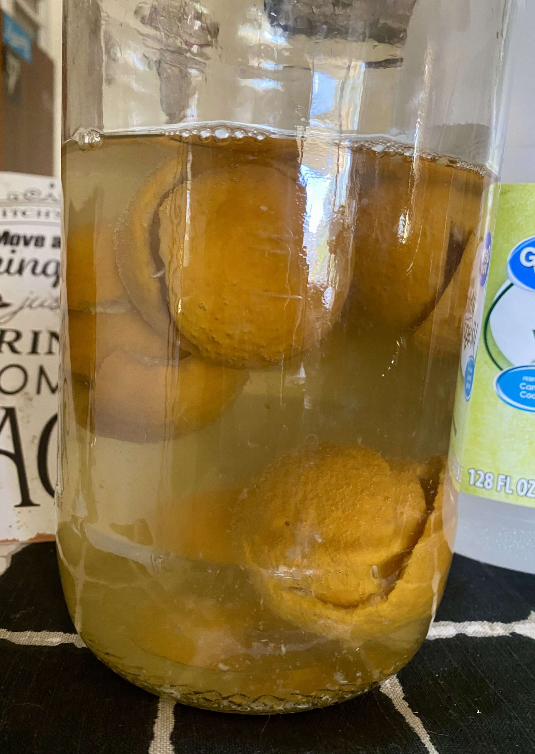 tangerine-infused vinegar