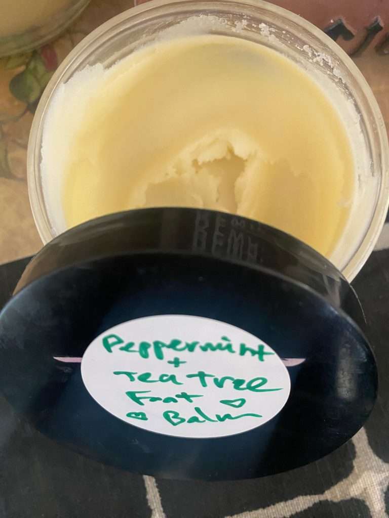 Ravens Remedies peppermint and tea tree foot balm