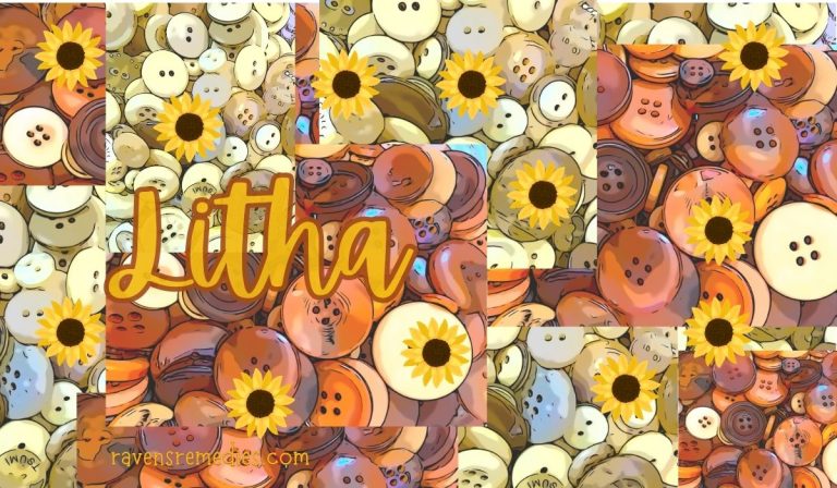 Orange and yellow buttons and sunflowers